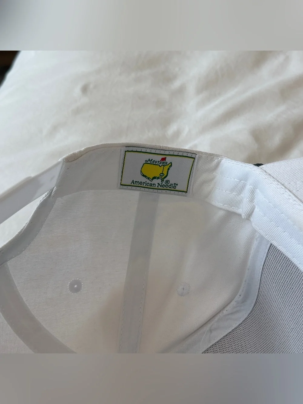 2026 Masters Tournament White Vintage Logo Embroidered Rope Hat Augusta